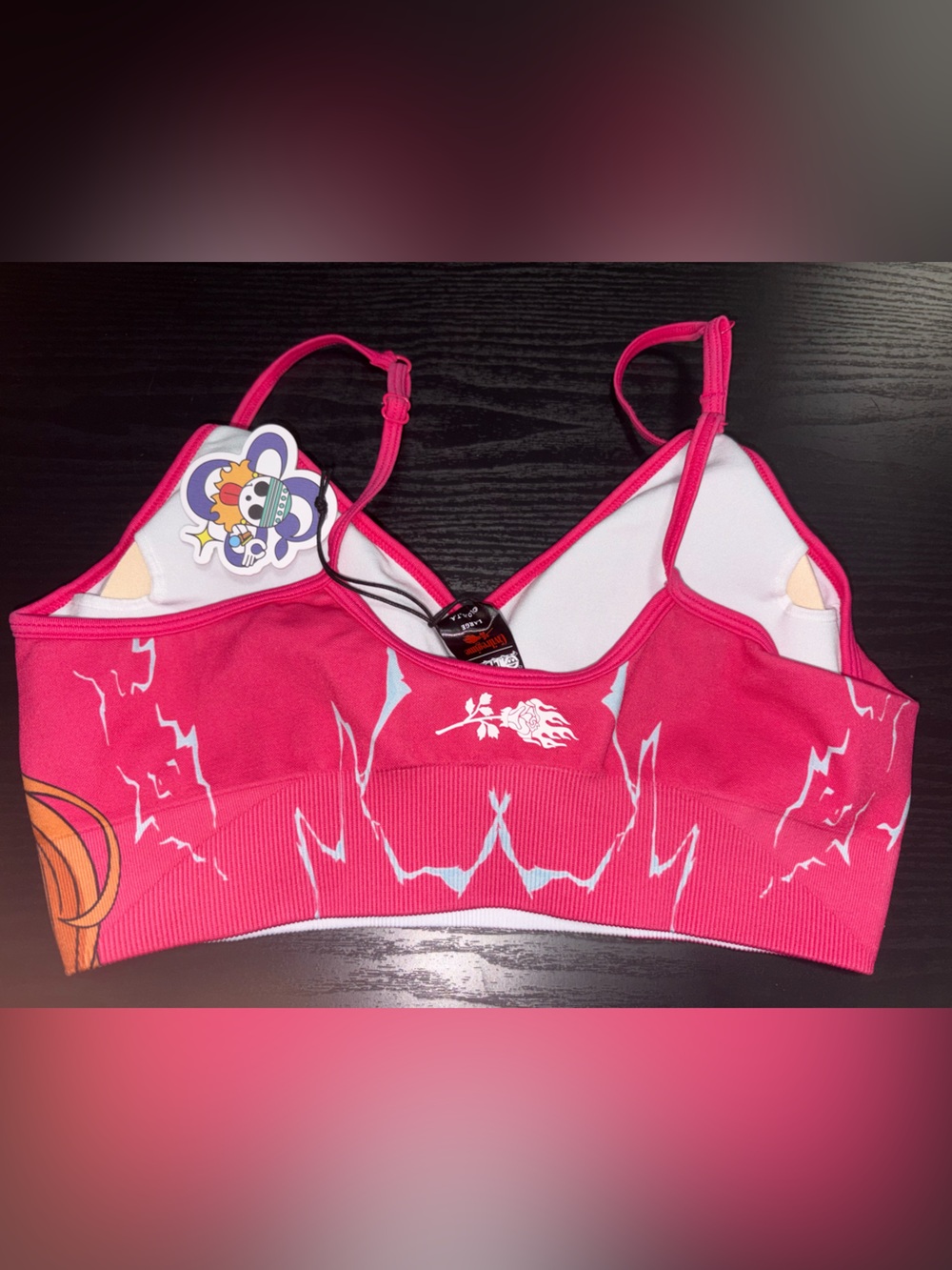 NWT Civil Regime X One Piece Nami Anime Kelly Seamless Sports Bra - Picture 2 of 3